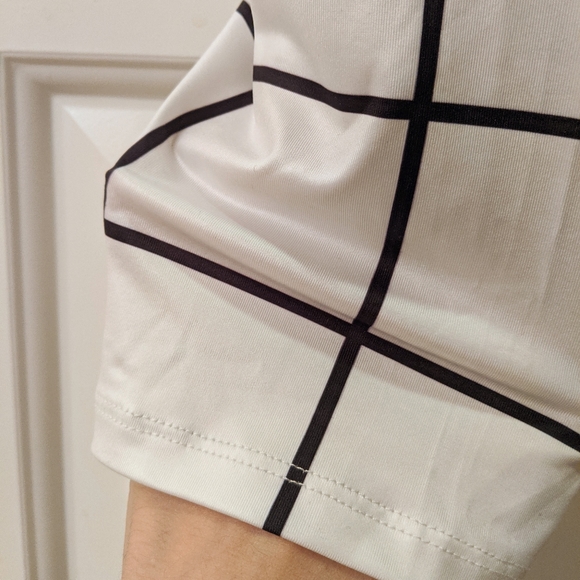 Zaful White Black Plaid Leggings, size 10 LG, NWOT - Picture 11 of 11